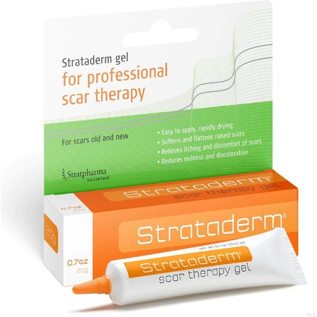 Gel para el tratamiento de cicatrices Strataderm, 20 g, Meditrina Pharmaceutical
