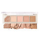 Palette di ombretti n. 2 Rose Shower Mood Shower, 4 g, Unleashia