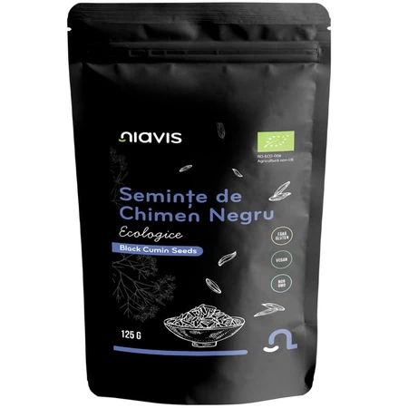 Organic Black Caraway Seeds, 125 g, Niavis