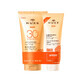 SPF30 sunscreen lotion set for face and body, 150 ml + Shampoo after sun exposure for hair and body, 100 ml, Sun, Nuxe