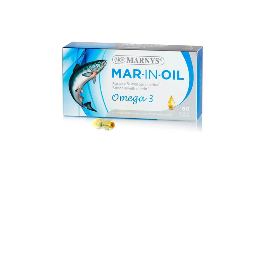 Zalmolie MAR-IN-OIL, 60 capsules, Marnys