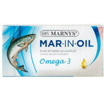 Zalmolie MAR-IN-OIL, 60 capsules, Marnys