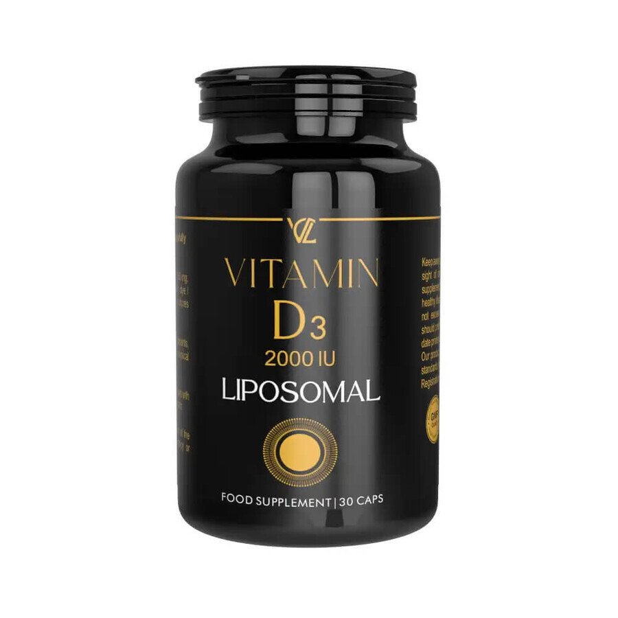 Liposomales Vitamin D3, 2000 IU, 30 vegetarische Kapseln, Vio Nutri Lab