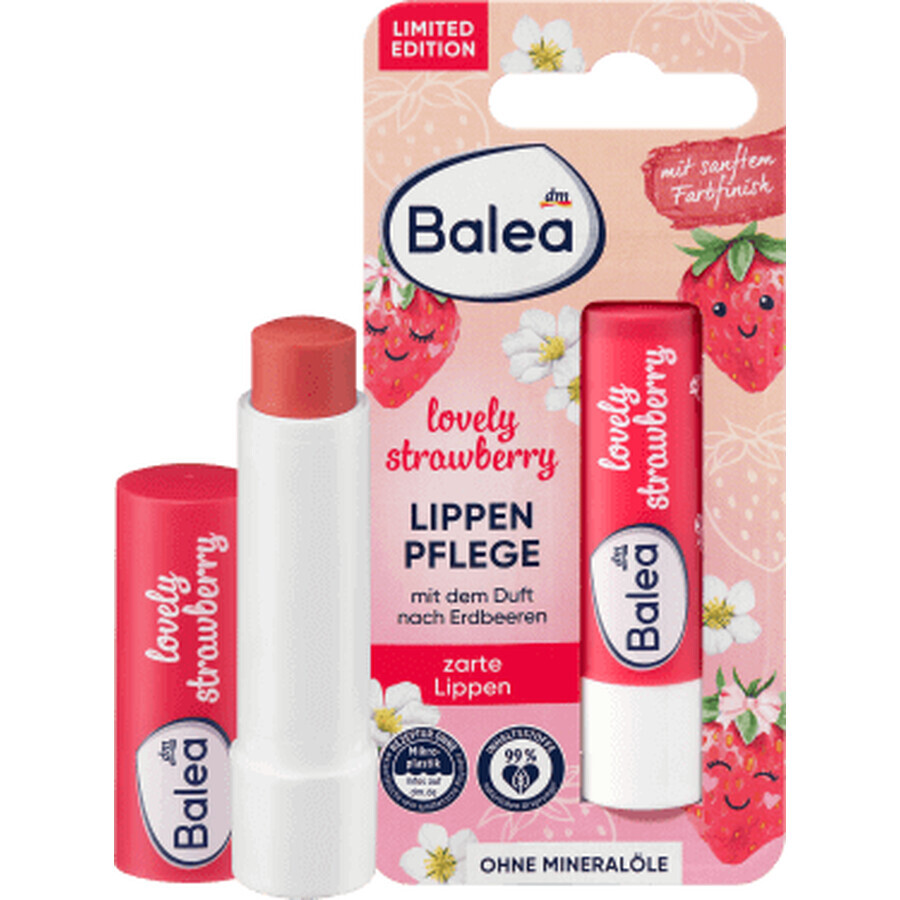 Balea Lovely Aardbei Lippenbalsem, 4,8 g