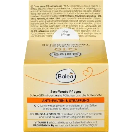 Balea Anti-Falten-Gesichtscreme Q10 SPF15, 50 ml
