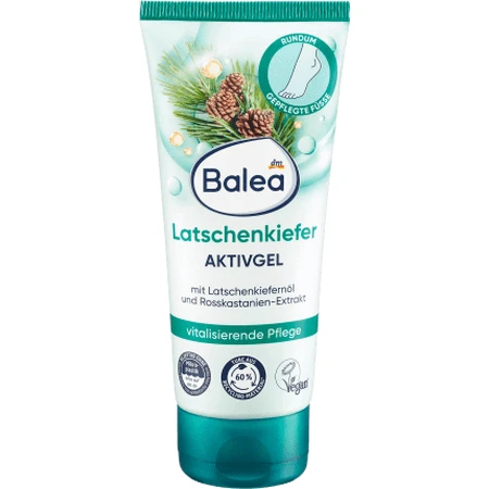Balea Gel activo para pies con pino y espino amarillo, 100 ml