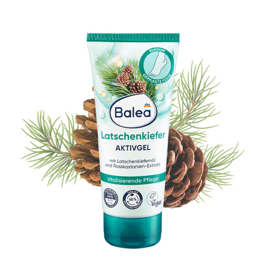 Balea Active voetgel met pijnboom en duindoorn, 100 ml