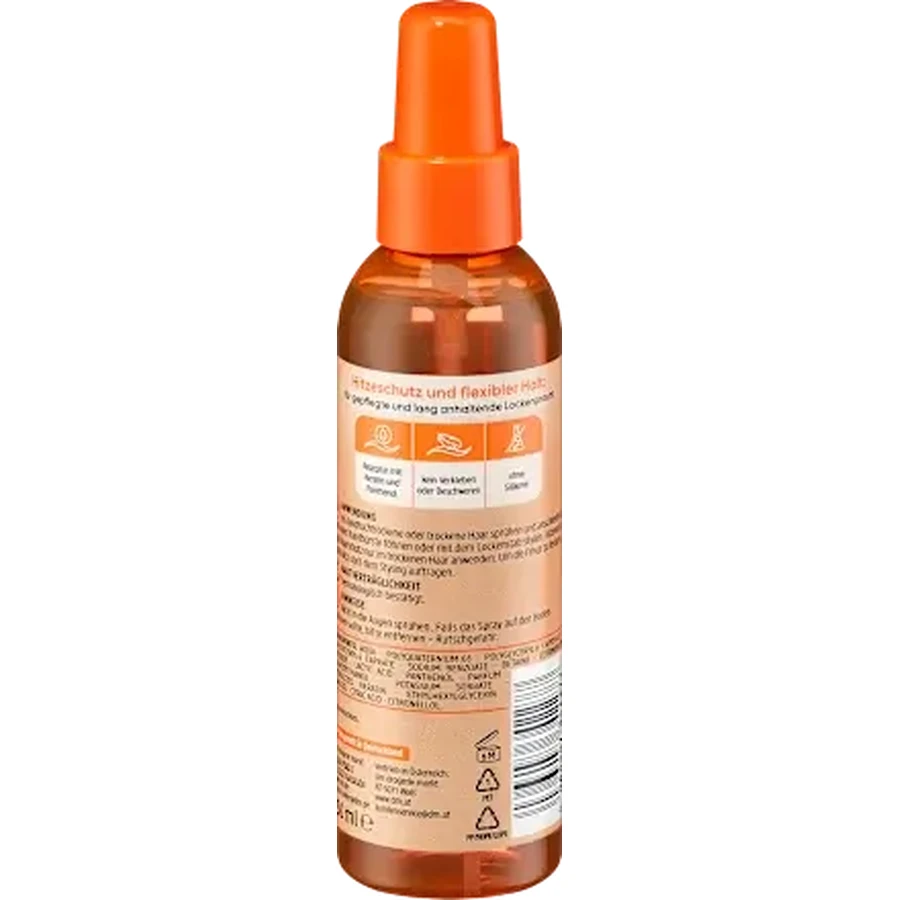 Balea Espray 2 en 1 para peinar rizos y protección térmica, 150 ml
