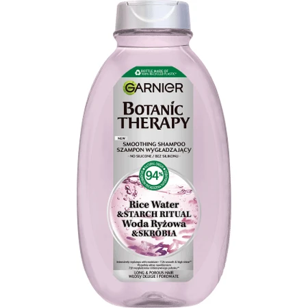 Botanic Therapy Shampooing pour cheveux longs Eau de riz, 400 ml
