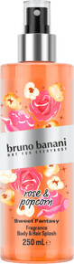 Bruno Banani Deodorant body mist rose&amp;amp;popcorn, 250 ml
