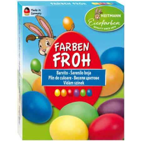 Heitmann Flüssige Farbe für Eier, 6 Stück