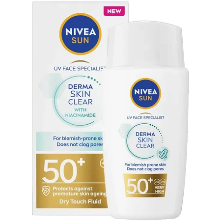 Nivea SUN Face Fluid with Nicinamide and SPF50+, 40 ml