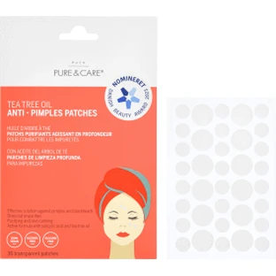 Puca Pure&amp;Care Anti-acne pleisters met tea tree, 36 stuks