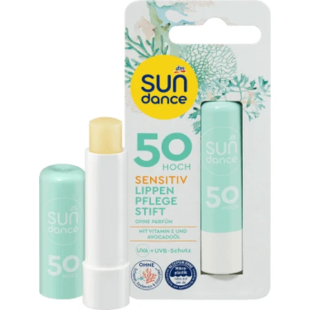 Sundance Lip Balm SPF50 for Sensitive Skin, 4.8 g
