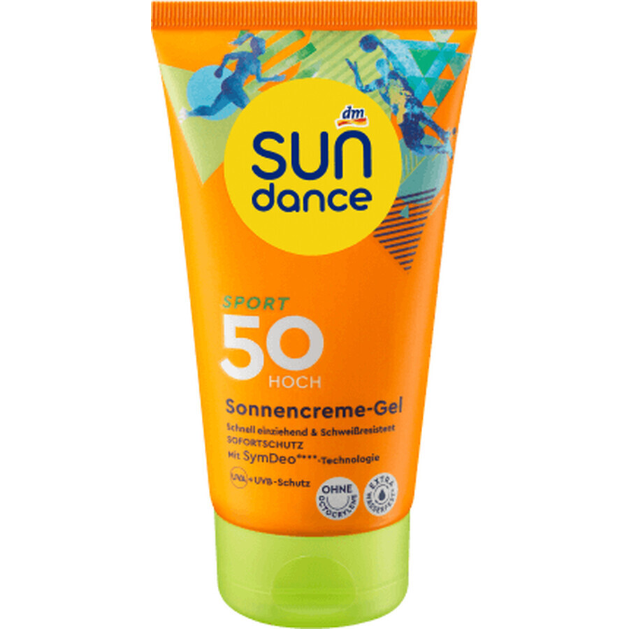 Sundance Cremă-gel solară sport SPF 50, 150 ml