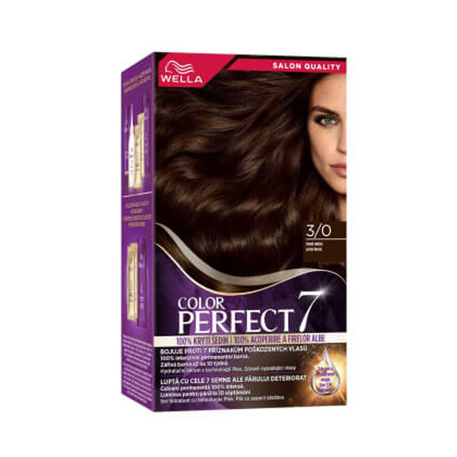 Wella Colour Perfect Dauerhafte Farbe 3/0 Dunkelbraun, 1 Stück