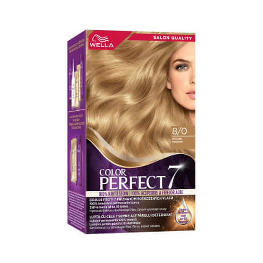 Acquista Wella Colour Perfect Colore permanente 8/0 Biondo chiaro, 1 pz. Wella Colour Perfect Colore permanente 8/0 Biondo chiaro, 1 pz.