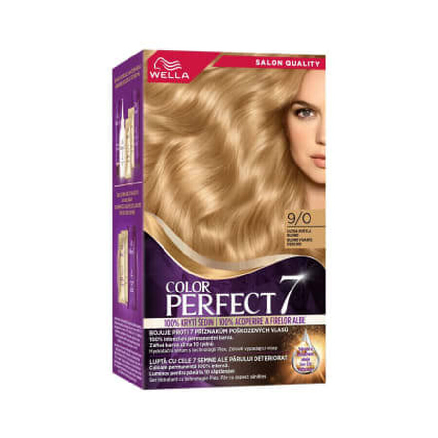 Wella Colour Perfect Tinta permanente per capelli 9/0 Biondo chiarissimo 9/0, 1 pz. Wella Colour Perfect Tinta permanente per capelli 9/0 Biondo chiarissimo 9/0, 1 pz.