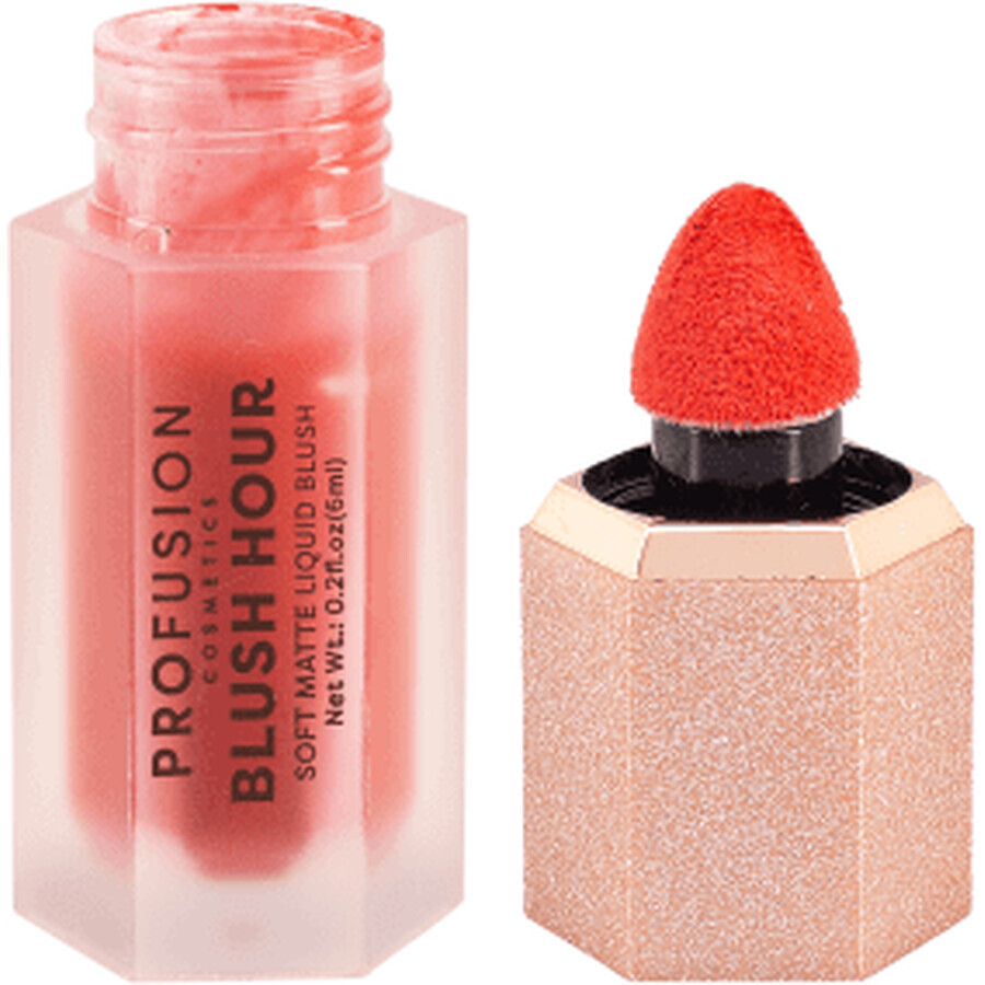 Blush Hour, blush liquide mat délicat, Paloma, Profusion Cosmetics, 6 ml