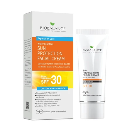 Sun protection cream SPF30+ for the face, very high UVA & UVB protection, Bio Balance, 75 ml