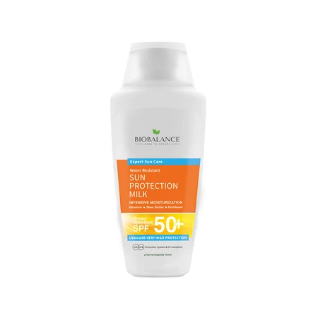Leche solar SPF 50+, muy alta protección UVA &amp; UVB, Bio Balance, 150 ml