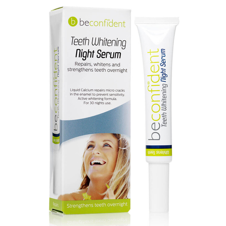 Tand Whitening Nacht Serum, Beconfident, 10 ml