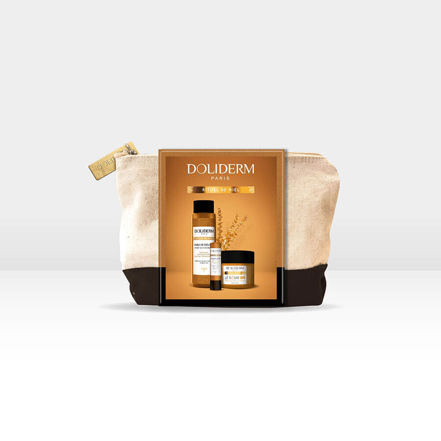 Set de rituel au miel à l'extrait de miel, Doliderm, 3 pièces