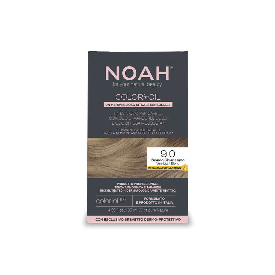 Winkel op Permanent ammoniavrije haarverf op oliebasis, 9.0 Zeer Licht Blond, Noah Kleur in Olie, 135 ml Permanent ammoniavrije haarverf op oliebasis, 9.0 Zeer Licht Blond, Noah Kleur in Olie, 135 ml