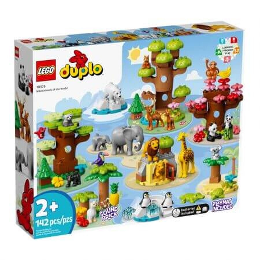 Wild Animals of the World Lego Duplo, 2 years+, 10975, Lego