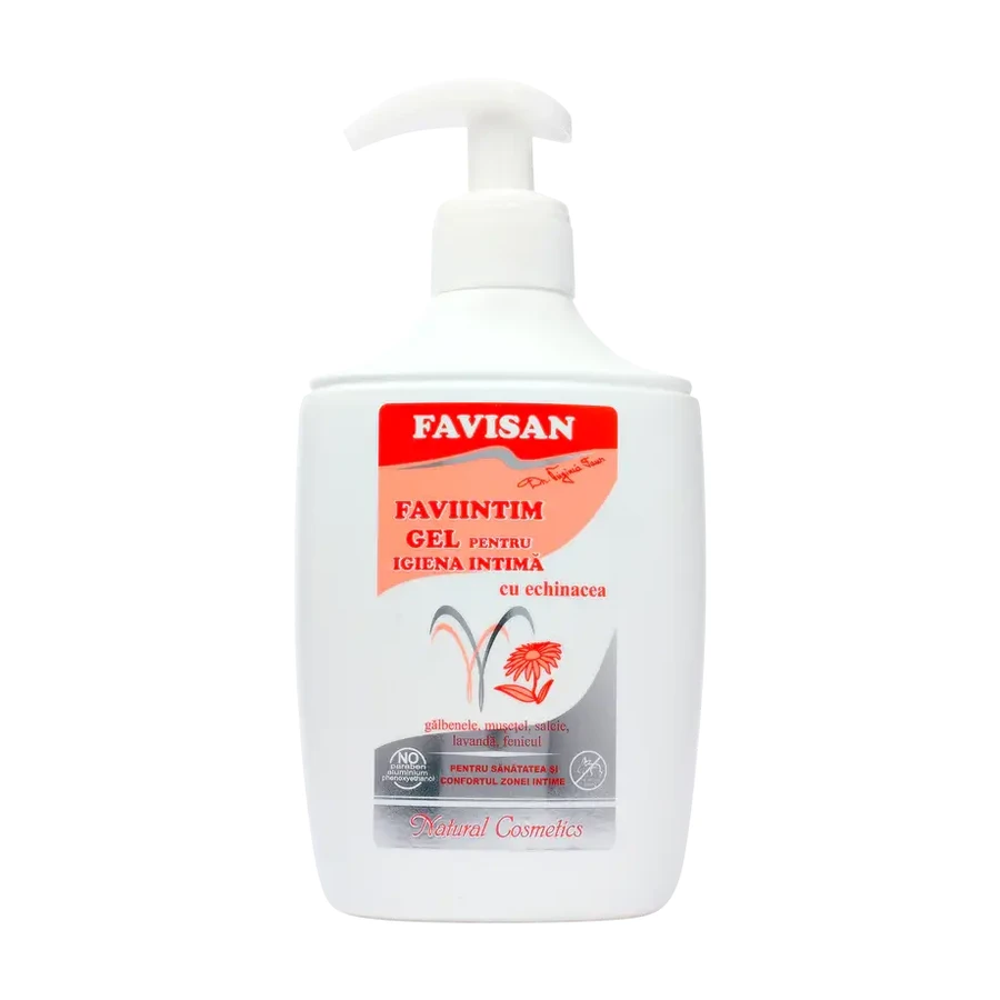 Intieme hygiëne gel met echinacea en kamille, 300 ml, Favisan