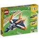 Lego Creator supersonic plane, +7 years, 31126, Lego