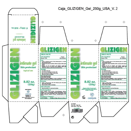 Glizigen Intieme hygiënegel, 250 ml, Catalysis