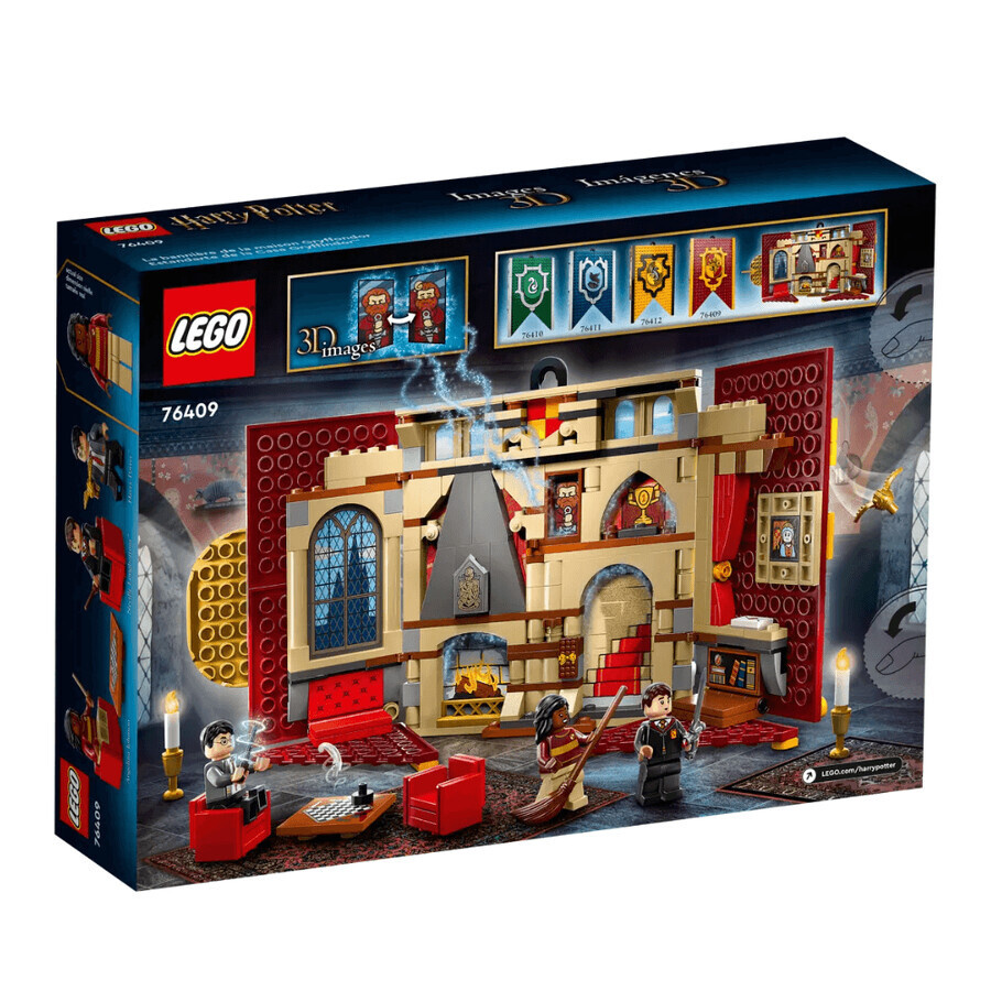 Gryffindor House Banner Lego Harry Potter, 9 years+, 76409, Lego