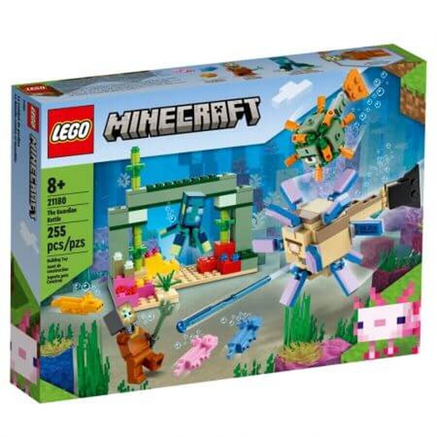 Lego Minecraft Batalla de los Guardianes, +8 años, 21180, Lego