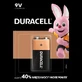 9V alkaline battery, 1 piece, Duracell