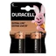 Alkaline batteries C Extra Life, 2 pieces, Duracell