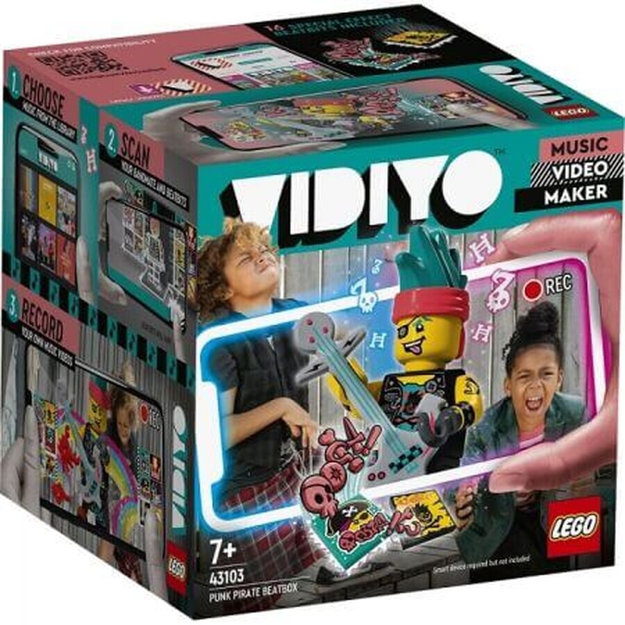 BeatBox Pirat Punk Lego Vidiyo, +7 years, 43103, Lego