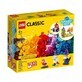 Mattoncini creativi Lego Classic trasparenti, 4 anni +, L11013, Lego