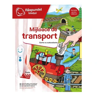 Book with stickers Means of transport, Raspundel Istetel