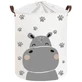 Cotton basket for toys, 35X45 cm, Hippo, Sipo