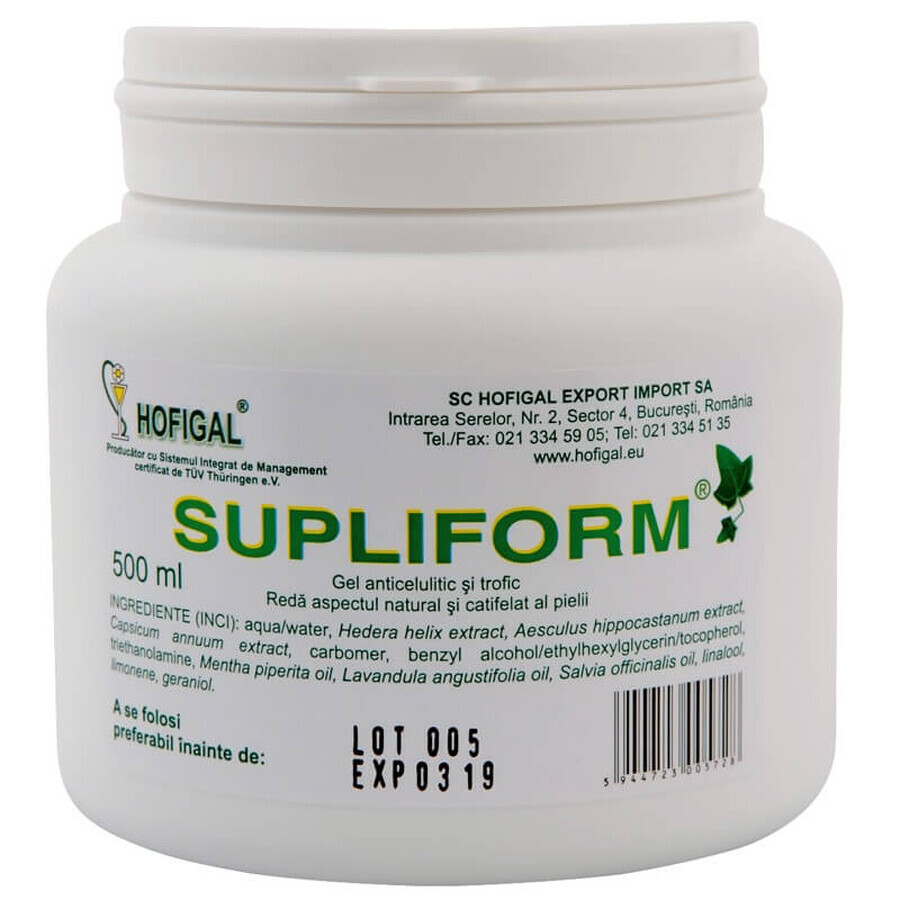 Supliform Körpergel, 500 ml, Hofigal