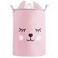 Cotton basket for toys, 35X45 cm, Pink Bear, Sipo