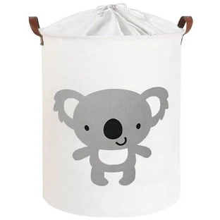 Cotton toy basket, 35x45cm, Koala Grey, Sipo