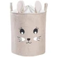 Panier de rangement pliable pour jouets avec cordon, 63L, Lapin, Sipo