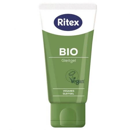 Gel lubricante orgánico vegano, 50 ml, Ritex