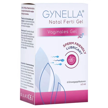Gynella Natal Ferti Gel Lubricante, 6 x 5 ml, Heaton