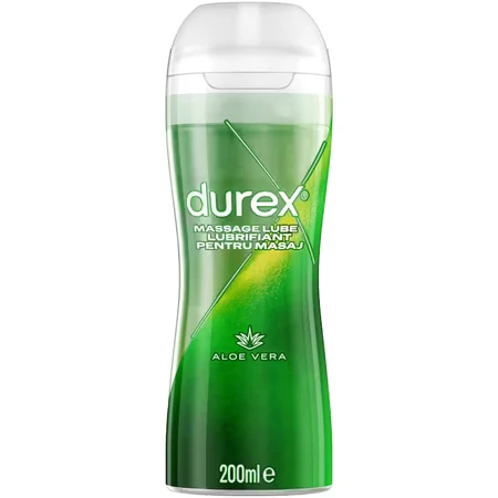 Stimulerende Aloë Vera 2in1 Glijmiddel Massage Gel, 200 ml, Durex Play