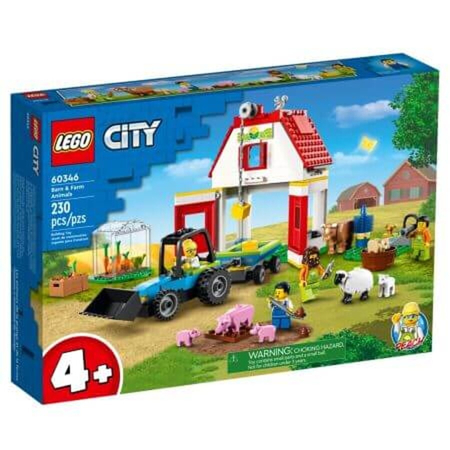 Barn and farm animals Lego City Farm, +4 years, 60346, Lego