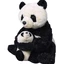Panda bear and cub plush toy, 25 cm, Wild Republic