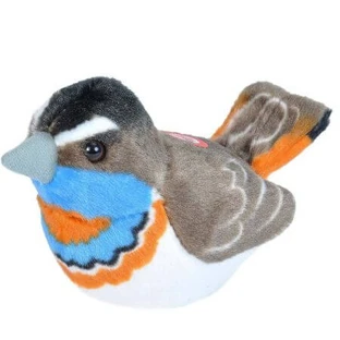 Peluche pájaro con sonidos, 17 cm, Wild Republic